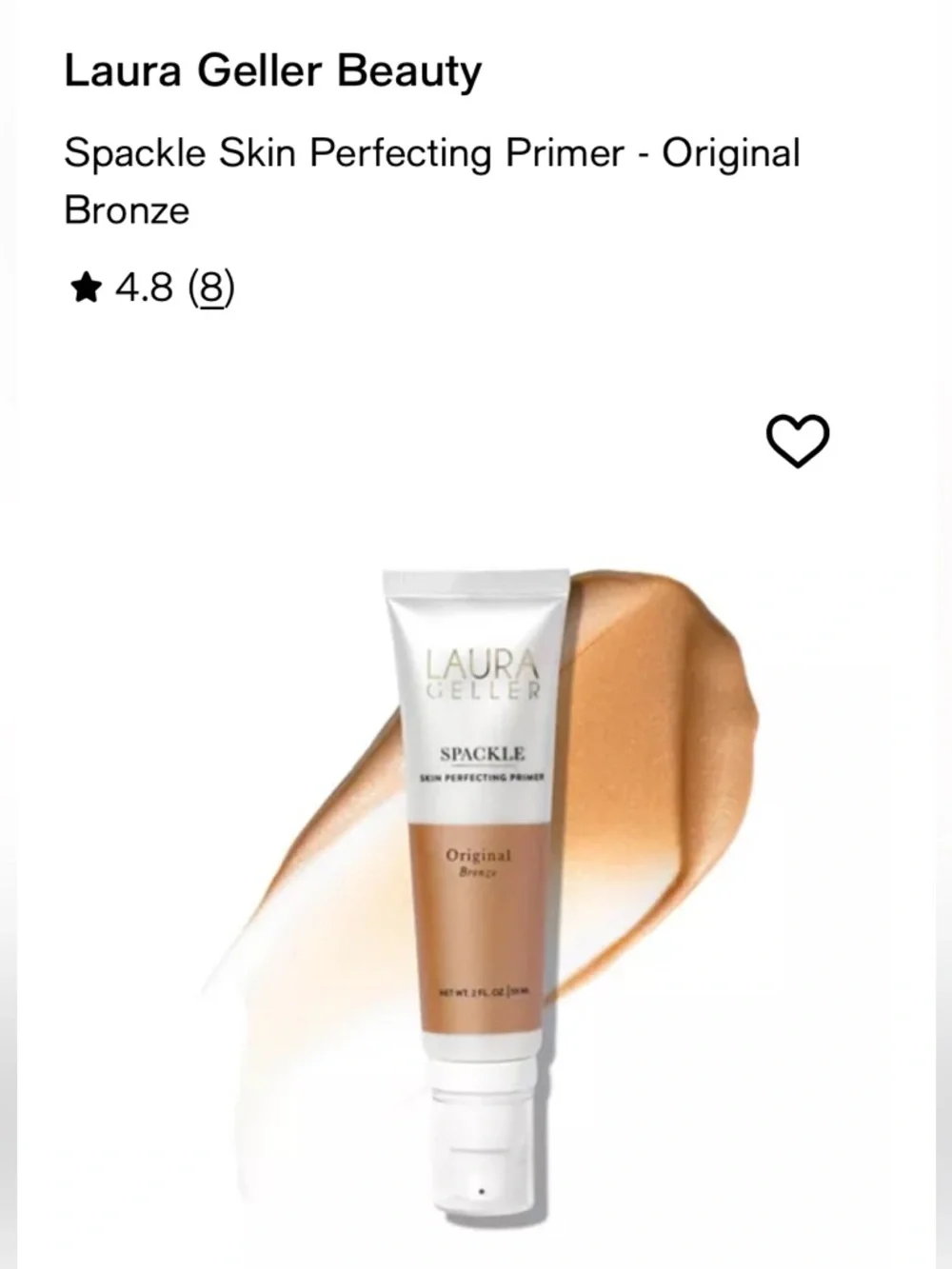 Laura Geller Spackle Skin Perfecting Primer - Original Bronze